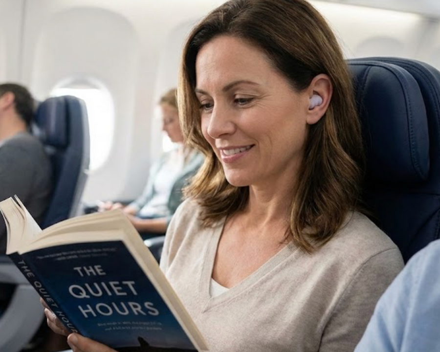 bouchon d'oreille réutilisable pour avion